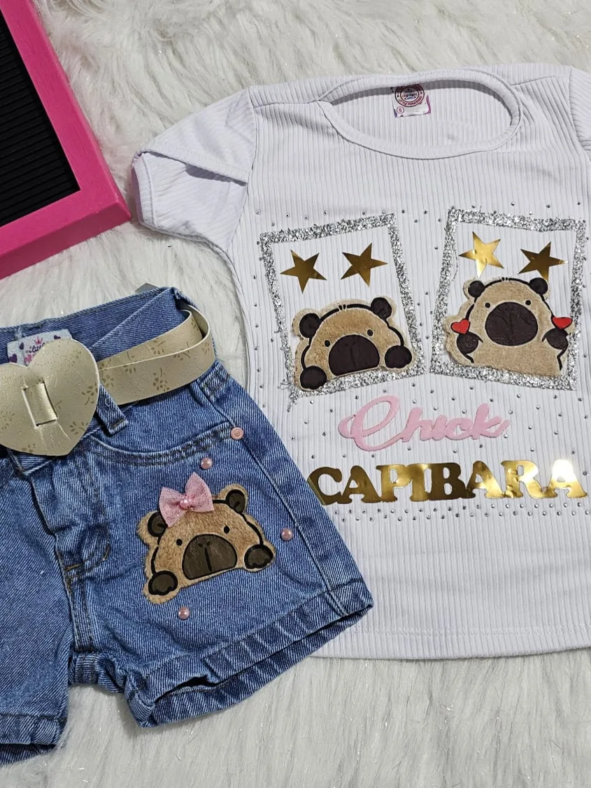 Conjunto short + blusa imagen 2