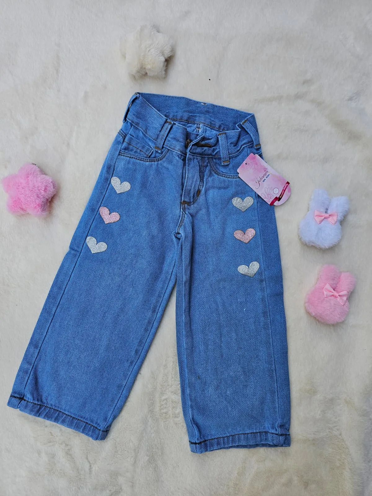 Jean ancho corazones c/u imagen 3