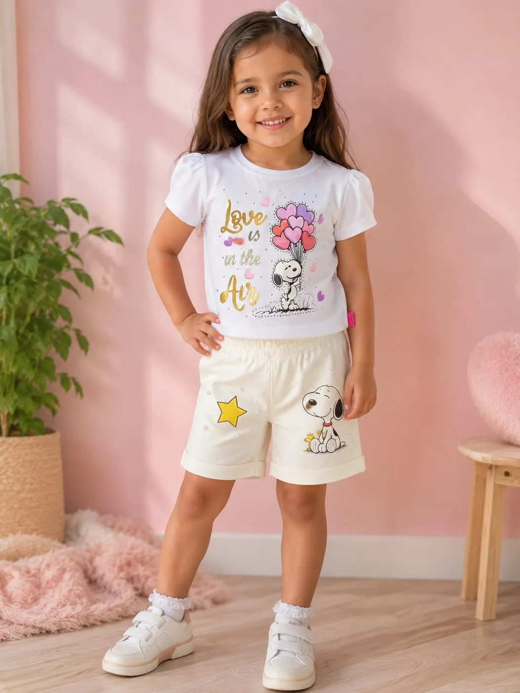Short en bengalina