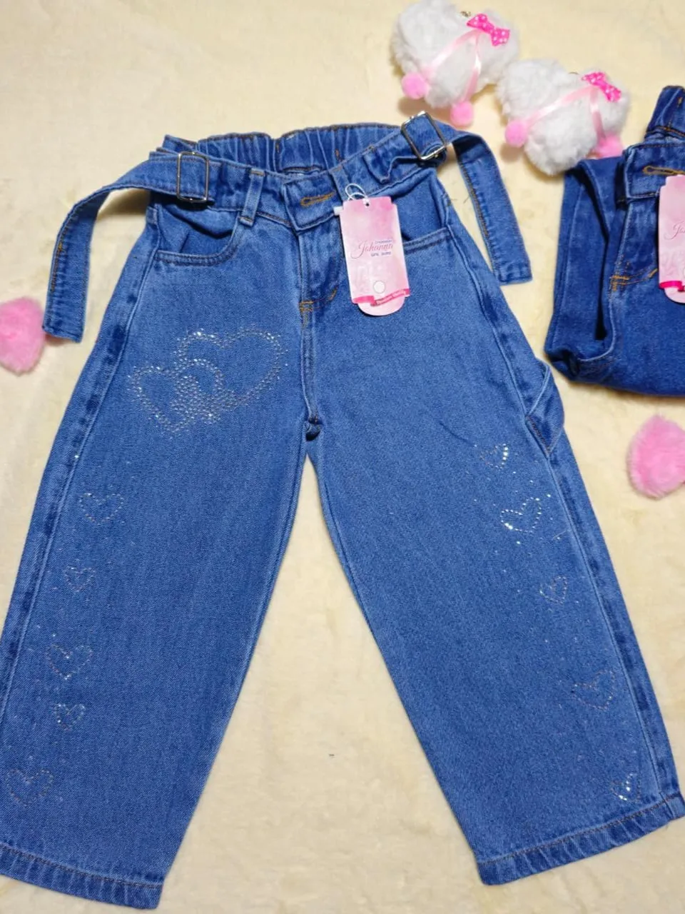Pantalón ancho hebillas