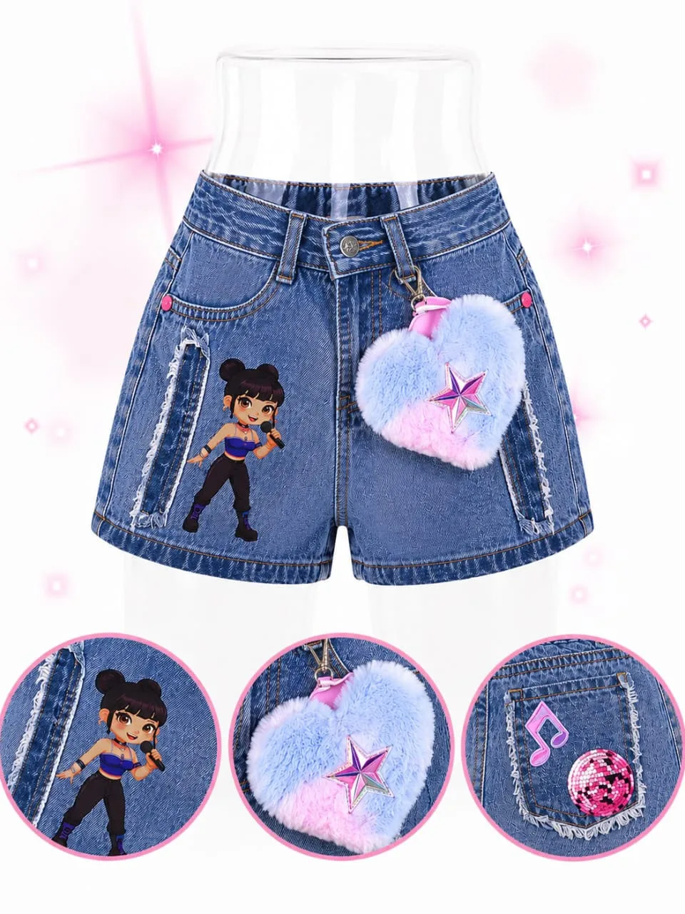 Short con logos k-pop imagen 3