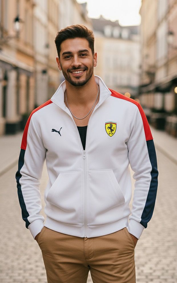 Chaqueta Ferrari Blanca