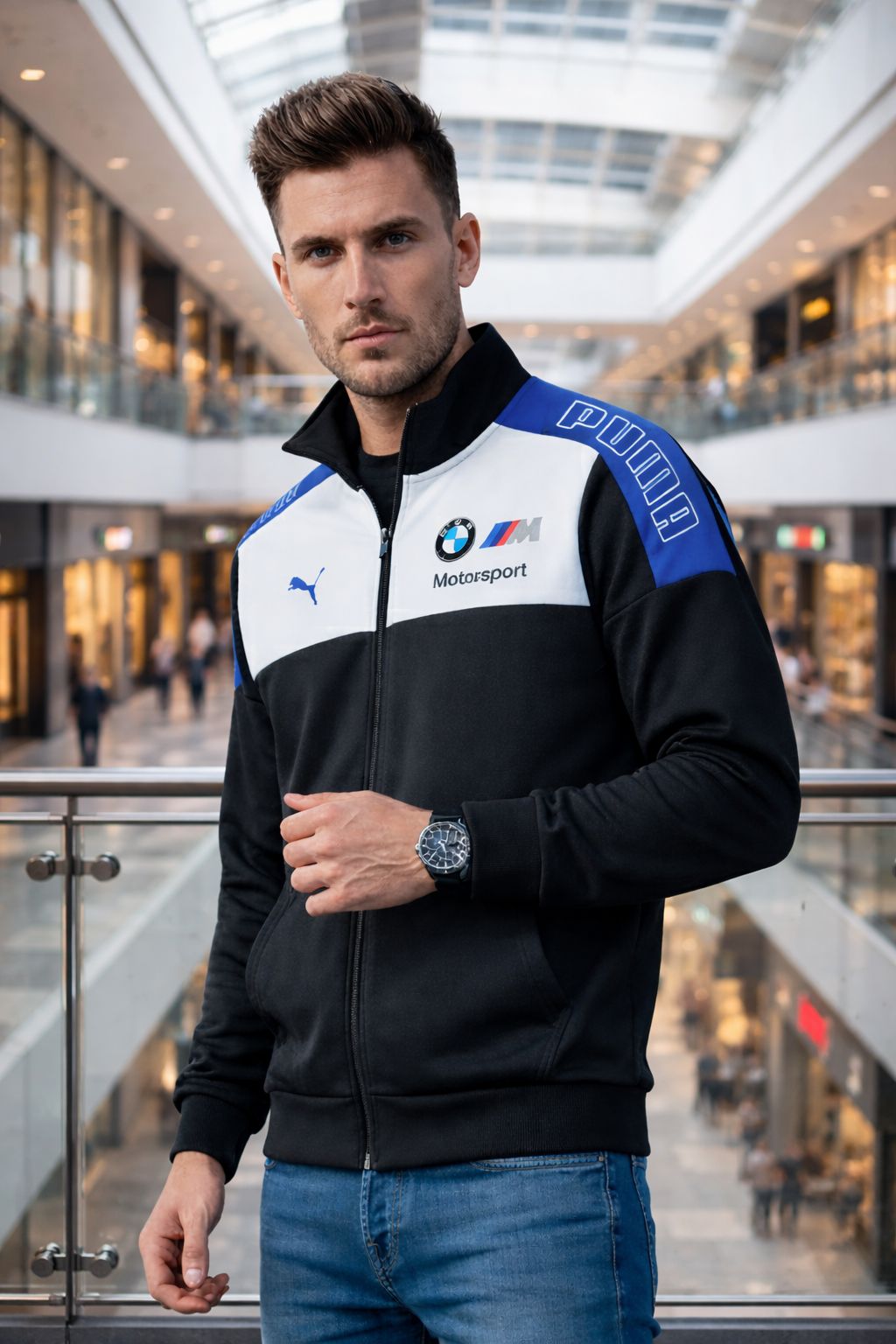 Chaqueta BMW Color Block